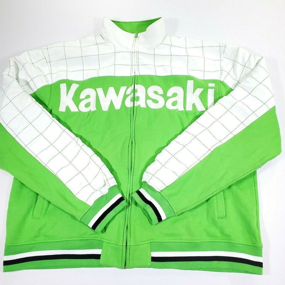 Kawasaki Men's 3XL XXXL Embroidered Fleece Jacket